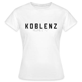 Koblenz Meine Stadt - Frauen T-Shirt - Weiß - Vorne - AI Model Female 172 dark (172cm)