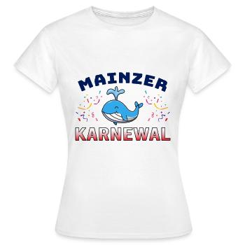 Mainzer KarneWAL Carnival Carnival - Women's T-Shirt - white - Front - AI Model Female 172 dark (172cm)
