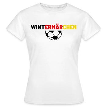 Wintermärchen Design - Frauen T-Shirt - Weiß - Vorne - AI Model Female 172 dark (172cm)
