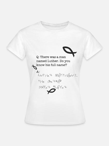 Martin Luther Matthew - Women's T-Shirt - white