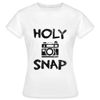Holy Snap - Women's T-Shirt - white - Front - AI Model Female 172 dark (172cm)