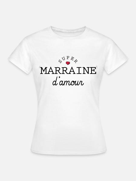 marraine d amour - T-shirt Femme - blanc