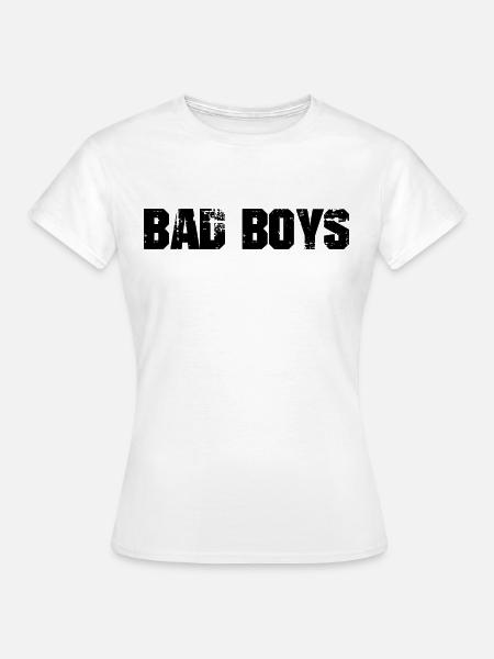 BAD BOYS - Frauen T-Shirt - Weiß