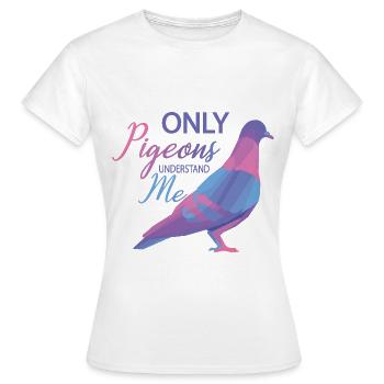 Colombe - T-shirt Femme - blanc - Devant - AI Model Female 172 dark (172cm)