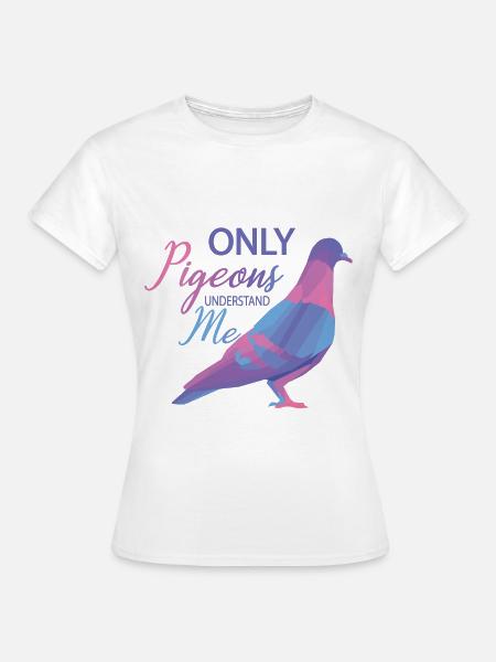 Taube - Frauen T-Shirt - Weiß