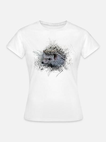 Igel - Frauen T-Shirt - Weiß