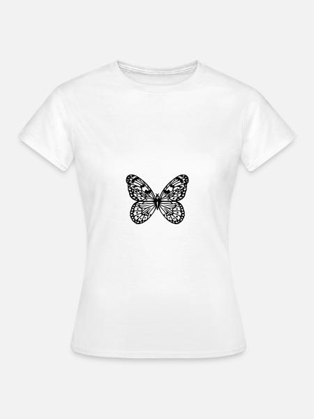 Papillon - T-shirt Femme - blanc