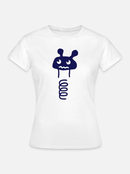 Spring Tier - Frauen T-Shirt - Weiß