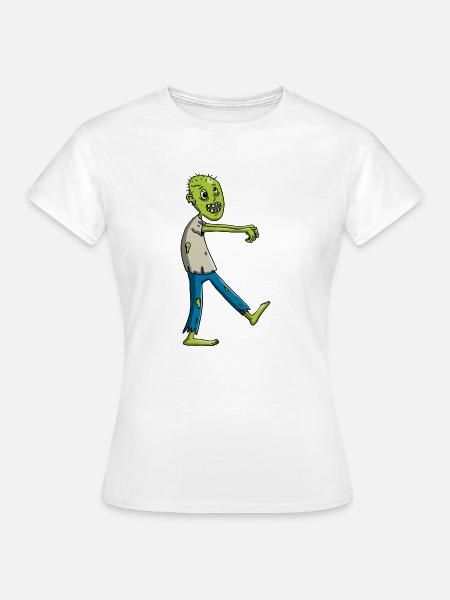 Zombie - Frauen T-Shirt - Weiß