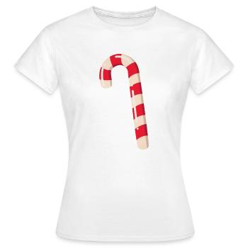 Zuckerstange - Frauen T-Shirt - Weiß - Vorne - AI Model Female 172 dark (172cm)