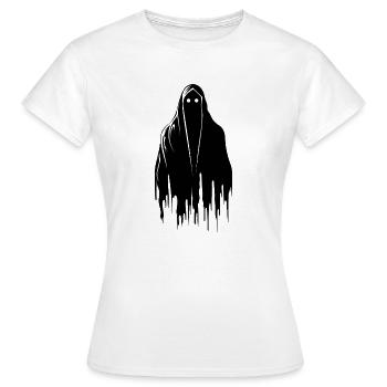 Achromatic Apparitions - Frauen T-Shirt - Weiß - Vorne - AI Model Female 172 dark (172cm)