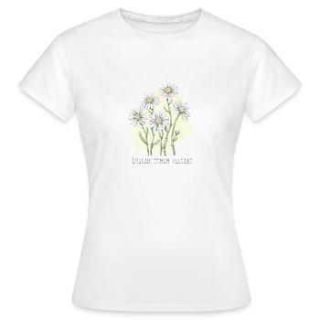 Dessin botanique propre à Jastrun - T-shirt Femme - blanc - Devant - AI Model Female 172 dark (172cm)