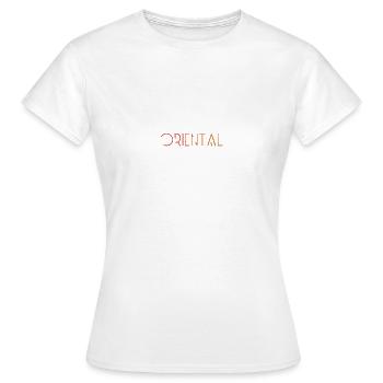 Rue Orientale - T-shirt Femme - blanc - Devant - AI Model Female 172 dark (172cm)