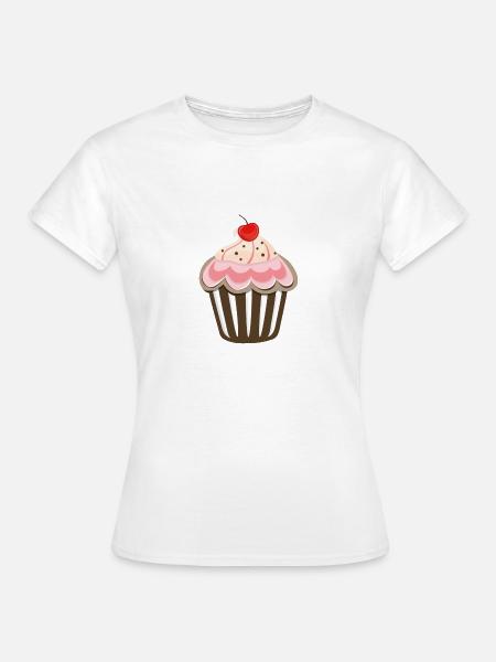 Cupcake - Frauen T-Shirt - Weiß