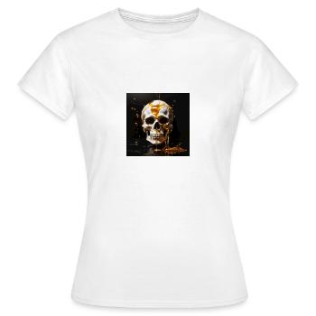 Miel de crâne - T-shirt Femme - blanc - Devant - AI Model Female 172 dark (172cm)
