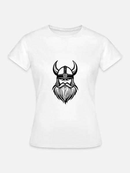 Wikinger Krieger - Frauen T-Shirt - Weiß