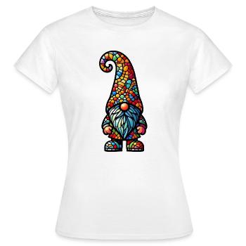 Gnom - Frauen T-Shirt - Weiß - Vorne - AI Model Female 172 dark (172cm)