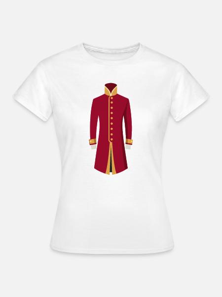 Indische Hochzeits-Sherwani - Frauen T-Shirt - Weiß