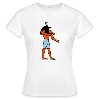 pharahon anubis - Frauen T-Shirt - Weiß - Vorne - AI Model Female 172 dark (172cm)