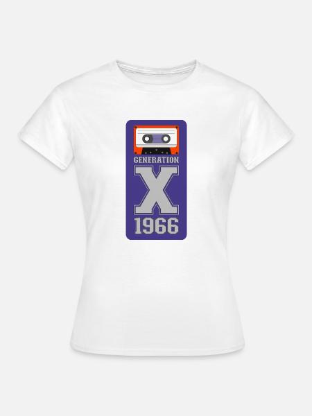 1966 Generation X space - Frauen T-Shirt - Weiß