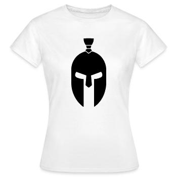Sparta Guerrier Spartan - T-shirt Femme - blanc - Devant - AI Model Female 172 dark (172cm)