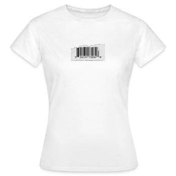 Barcode. - Frauen T-Shirt - Weiß - Vorne - AI Model Female 172 dark (172cm)