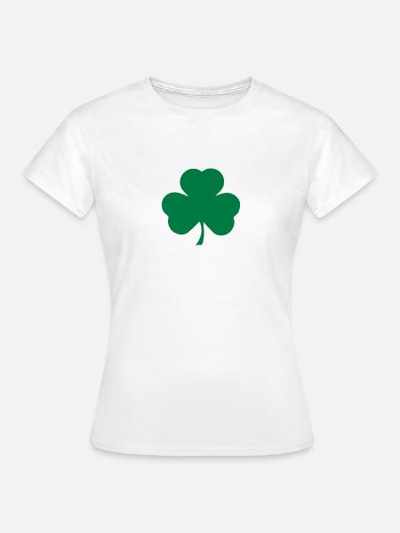 Klee - Frauen T-Shirt - Weiß