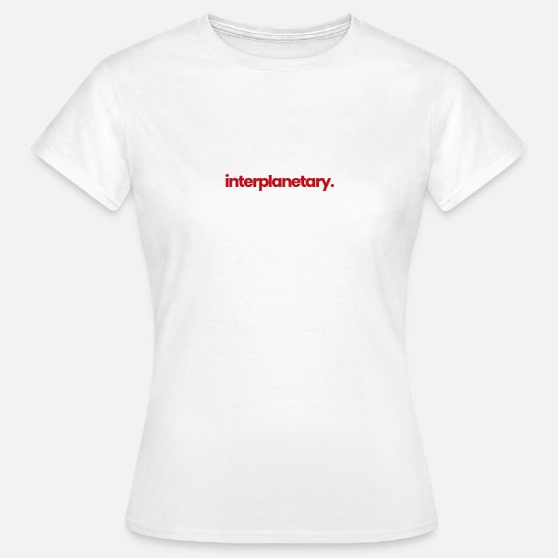 Interplanetary Red - Women's T-Shirt - white