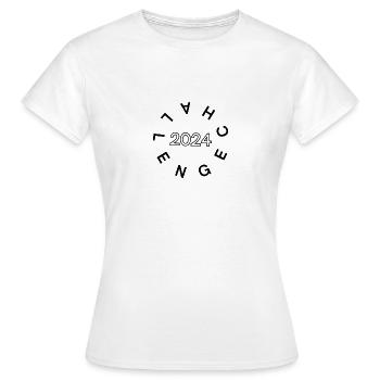 Défi 2024 - T-shirt Femme - blanc - Devant - AI Model Female 172 dark (172cm)