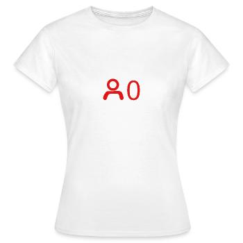 TwitchZeroViewers - Frauen T-Shirt - Weiß - Vorne - AI Model Female 172 dark (172cm)