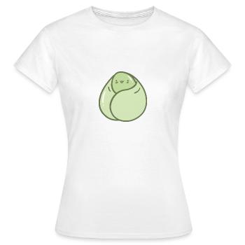 Sweet cuddly bean - Women's T-Shirt - white - Front - AI Model Female 172 dark (172cm)