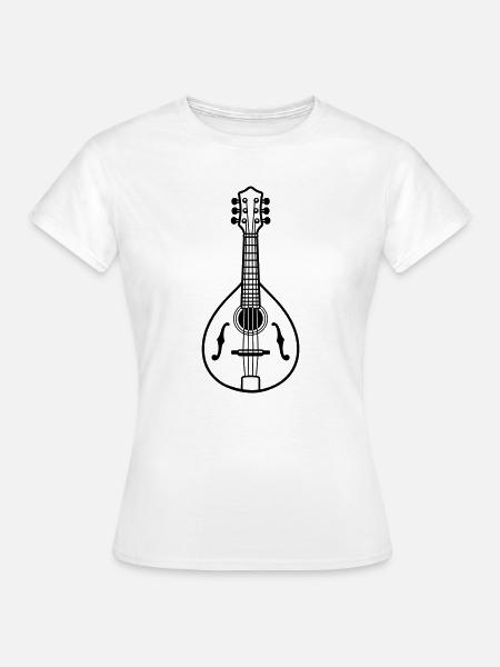 Mandoline - Frauen T-Shirt - Weiß