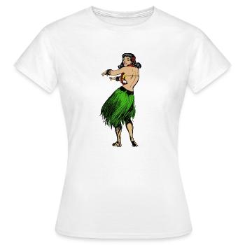 ballerina ballett dance dancer tanz taenzer yoga40 - Frauen T-Shirt - Weiß - Vorne - AI Model Female 172 dark (172cm)