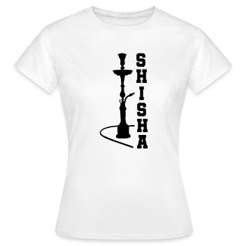 hookah - Women's T-Shirt - white - Front - AI Model Female 172 dark (172cm)