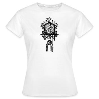 coucou - T-shirt Femme - blanc - Devant - AI Model Female 172 dark (172cm)
