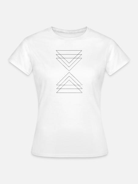 Triangle - Frauen T-Shirt - Weiß
