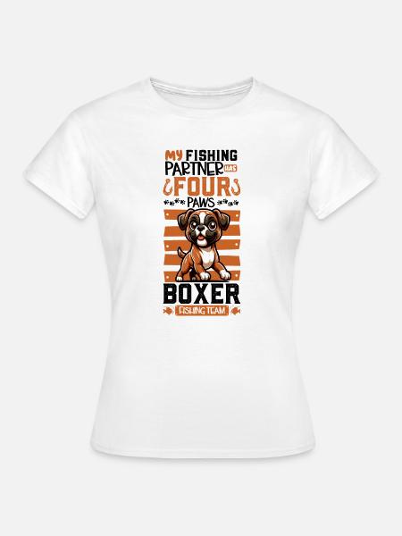 Angeln und Boykin Spaniel - Frauen T-Shirt - Weiß