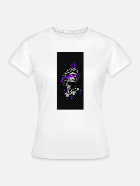Neonkrone auf der Büste - Frauen T-Shirt - Weiß