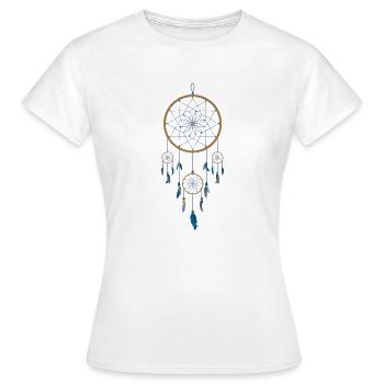 dream catcher - Women's T-Shirt - white - Front - AI Model Female 172 dark (172cm)