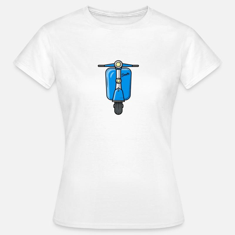 Scooter Motorroller Roller - Women's T-Shirt - white