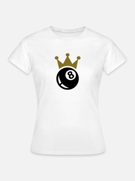 Billard - Frauen T-Shirt - Weiß