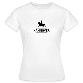 König von Hannover - Frauen T-Shirt - Weiß - Vorne - AI Model Female 172 dark (172cm)
