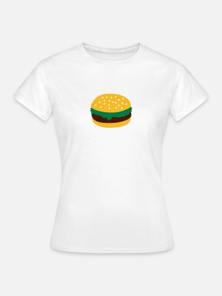 Burger - Frauen T-Shirt - Weiß