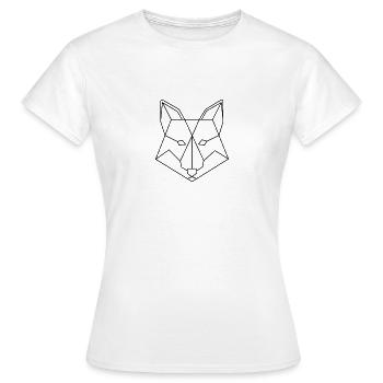 geo fuchs kopf - T-shirt Femme - blanc - Devant - AI Model Female 172 dark (172cm)