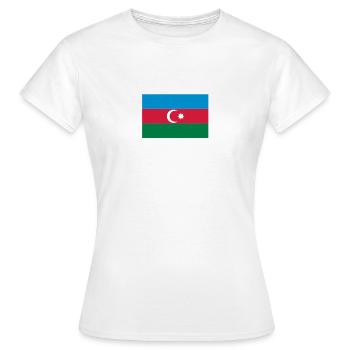 Azerbaïdjan - T-shirt Femme - blanc - Devant - AI Model Female 172 dark (172cm)