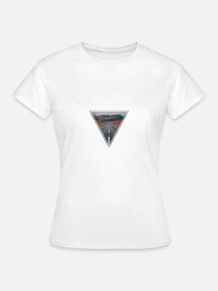 road - Frauen T-Shirt - Weiß