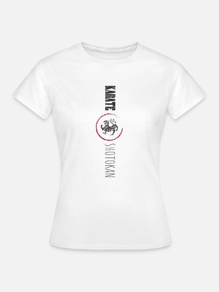 TIGER KARATE Shotokan - Frauen T-Shirt - Weiß