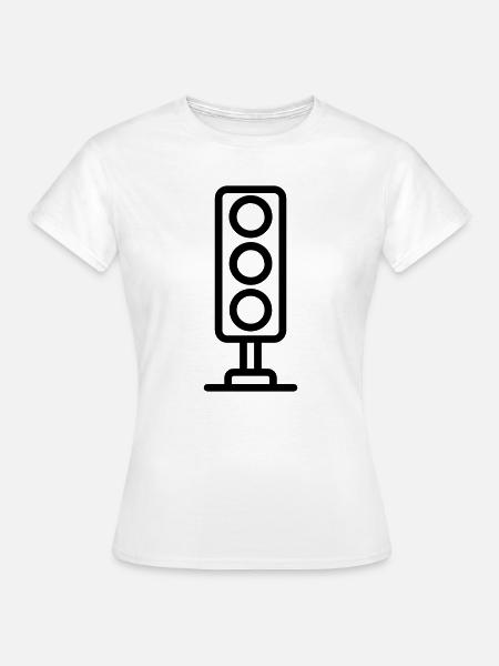 Ampel - Frauen T-Shirt - Weiß