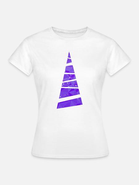Christmas Tree - Weihnachtsbaum - Weihnachten - Frauen T-Shirt - Weiß