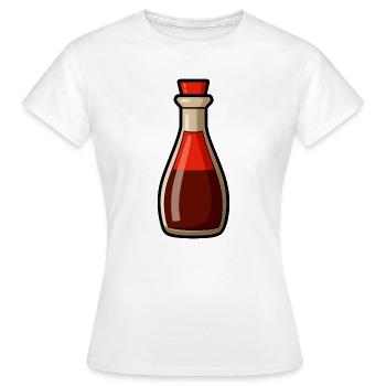 Soy sauce - Women's T-Shirt - white - Front - AI Model Female 172 dark (172cm)